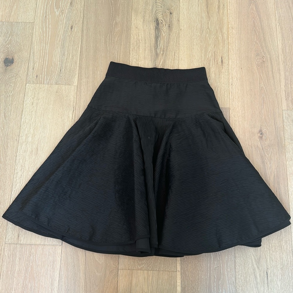 Molly A-Line Black Skirt Size 2